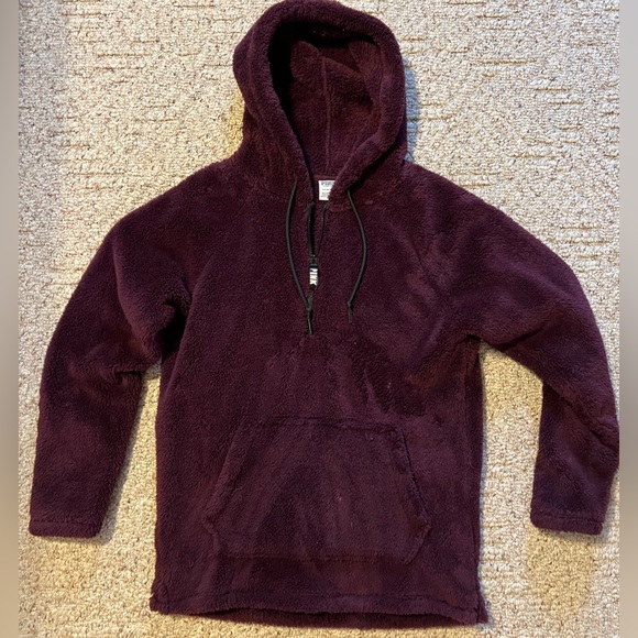 Victoria’s Secret Pink plush maroon pullover - Picture 3 of 3